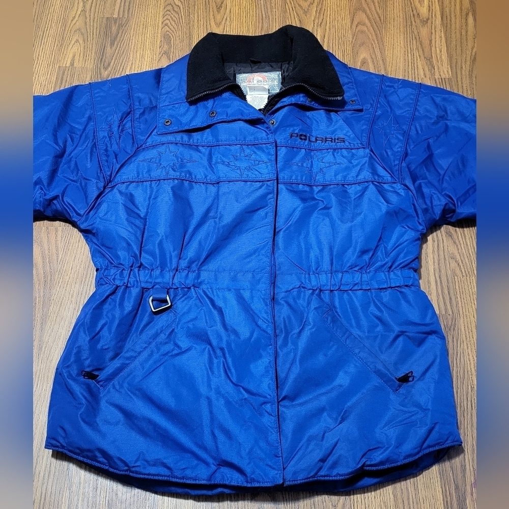 Vintage Polaris Snowmobile Parka Women’s Medium Thinsulate Thermolite Plus C84 - Picture 3 of 12